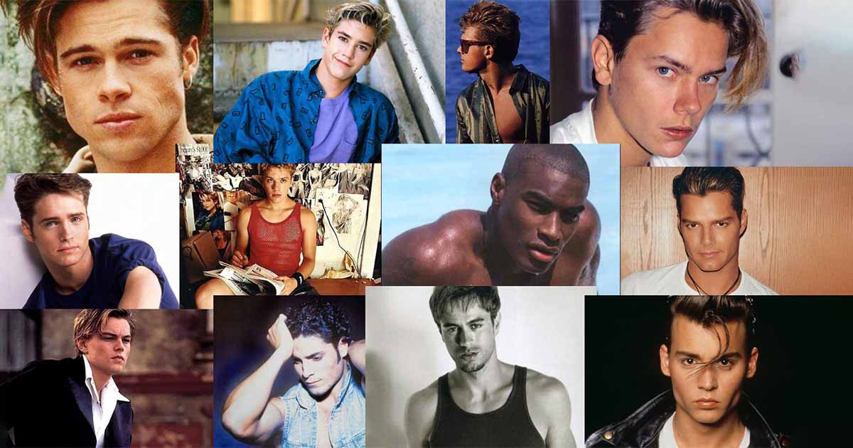 12 Most Handsome Men and Male Actors from the 90