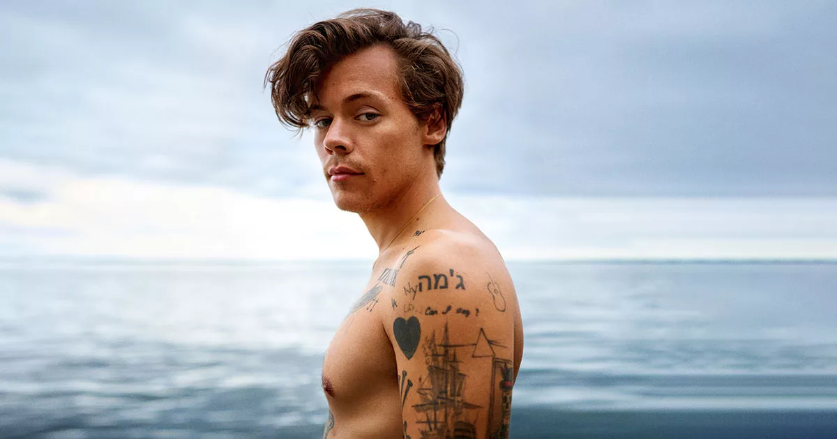 Harry Styles Shirtless Gallery - Sin Camisa - COVER